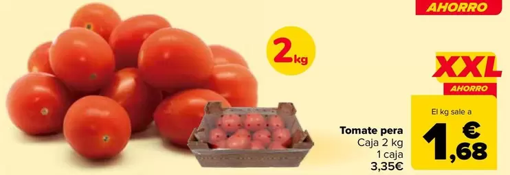 Oferta de Tomate Pera por 3,35€ en Carrefour