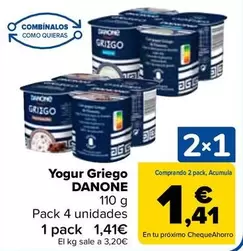 Oferta de Danone - Yogur Griego en Carrefour