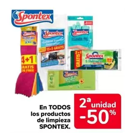 Oferta de Spontex - En Todos Los Productos De Limpieza en Carrefour