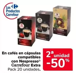 Oferta de Carrefour - En Cafes En Capsulas Compatibles Con Nespresso Extra en Carrefour