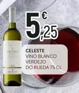 Oferta de Celeste - Vino Blanco Verdejo DO Rueda por 5,25€ en Comerco Cash & Carry