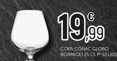 Oferta de Bormioli - Copa Conac Globo por 19,99€ en Comerco Cash & Carry