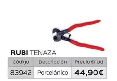 Oferta de Rubi - Tenaza por 44,9€ en Isolana