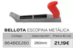 Oferta de Bellota - Escofina Metálica por 21,19€ en Isolana