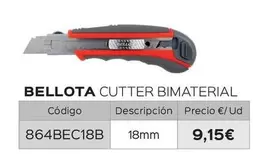 Oferta de Bellota - Cutter Bimaterial  por 9,15€ en Isolana