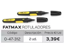 Oferta de Fatmax - Rotuladores  por 3,39€ en Isolana