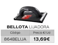 Oferta de Bellota - Lijadora por 13,69€ en Isolana