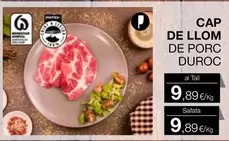 Oferta de Cap De Llom De Porc Duroc por 9,89€ en Plusfresc