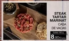 Oferta de Steak Tartar Marinat por 8,9€ en Plusfresc