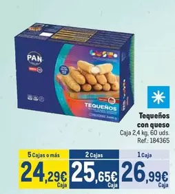 Oferta de Pan - Tequeños Con Queso por 26,99€ en Makro