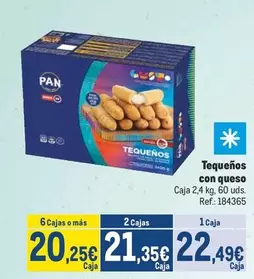 Oferta de Pan - Tequeños Con Queso por 22,49€ en Makro