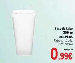 Oferta de Vaso De Tubo Urilplas por 0,99€ en Makro