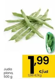 Oferta de Judia Plana por 1,99€ en Eroski