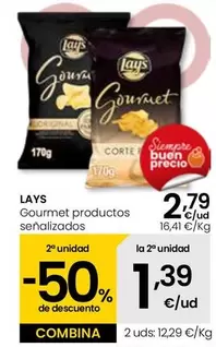 Oferta de Lay's - Gourmet Productos Senalizados por 2,79€ en Eroski