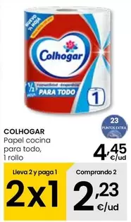 Oferta de Colhogar - Papel Cocina Para Todo por 4,45€ en Eroski