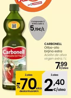 Oferta de Carbonell - Aceite De Oliva Virgen Extra por 7,99€ en Eroski