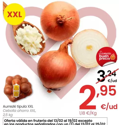 Oferta de Cebolla Ahorro Xxl por 2,95€ en Eroski