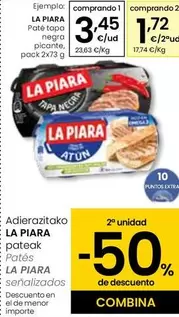 Oferta de La Piara - Paté Tapa Negra Picante por 3,45€ en Eroski