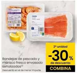 Oferta de Bandejas De Pescado Y Marisco Fresco Envasado Senalizados en Eroski