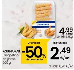 Oferta de Aguinamar - Langostino Crujiente por 4,99€ en Eroski