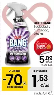 Oferta de Cillit Bang - Suciedad Y Humedad por 5,09€ en Eroski