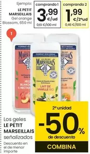 Oferta de Le Petit Marseillais - Gel Orange Blossom por 3,99€ en Eroski