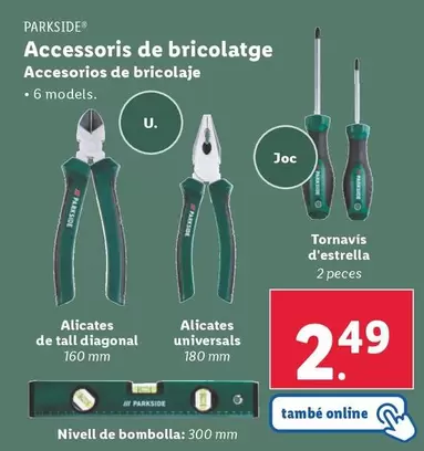 Oferta de Parkside - Accesorios De Bricolaje por 2,49€ en Lidl