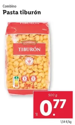 Oferta de Combino - Pasta Tiburon por 0,77€ en Lidl