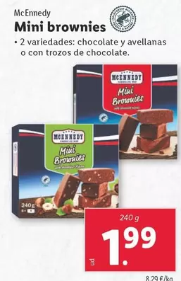 Oferta de Mcennedy - Mini Brownies por 1,99€ en Lidl