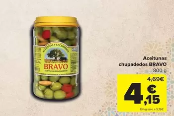 Oferta de Aceitunas Chupadedos por 4,15€ en Carrefour