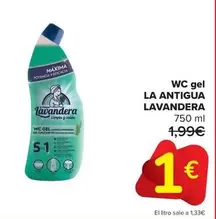 Oferta de Lavandera - Wc Gel por 1€ en Carrefour