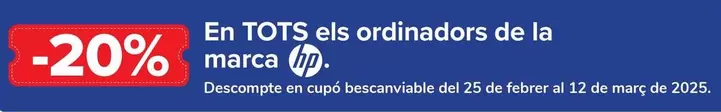 Oferta de HP - En Todos Los Ordenadores De La Marca  en Carrefour