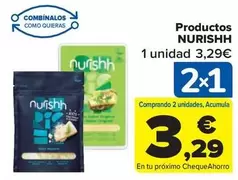 Oferta de Nurishh - Productos por 3,29€ en Carrefour Market