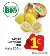 Oferta de Carrefour - Limon Bio por 1€ en Carrefour Market