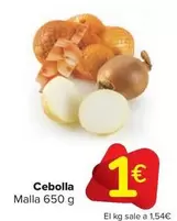 Oferta de Cebolla por 1€ en Carrefour Market