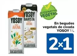 Oferta de YoSoy - En begudes vegetals de civada en Carrefour Market