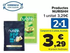 Oferta de Nurishh - Productes por 3,29€ en Carrefour Market