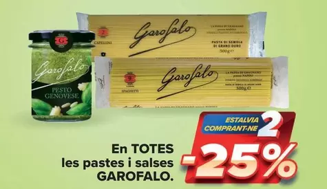 Oferta de Garofalo - En Totes Les Pastes I Salses en Carrefour Market