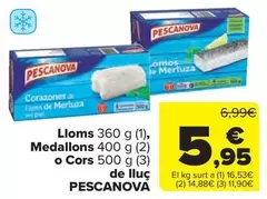 Oferta de Pescanova - Lloms, Medallons O Cors De Lluc por 5,95€ en Carrefour Market