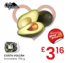 Oferta de Costa Volcán - Avocados por 3,16€ en Eroski