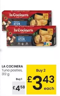 Oferta de La Cocinera - Tuna Pasties por 4,58€ en Eroski