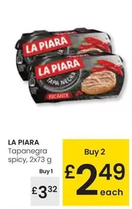 Oferta de La Piara - Tapanegra Spicy por 3,32€ en Eroski