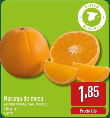 Oferta de Naranja De Mesa por 1,85€ en ALDI