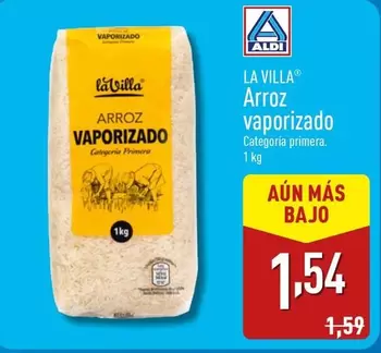 Oferta de La Villa - Arroz Vaporizado por 1,54€ en ALDI