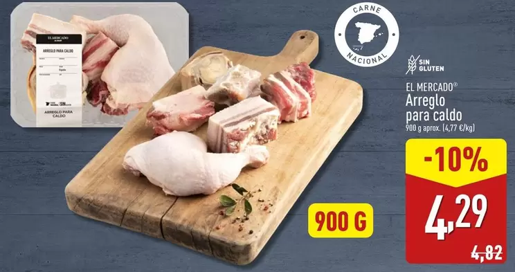 Oferta de El Mercado - Arredo Para Caldo por 4,29€ en ALDI