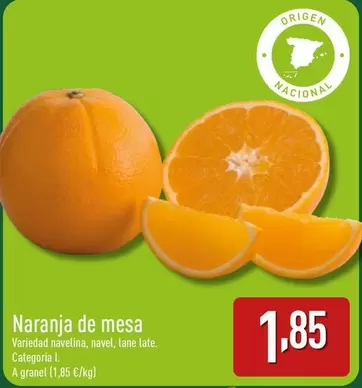 Oferta de Naranja De Mesa por 1,85€ en ALDI