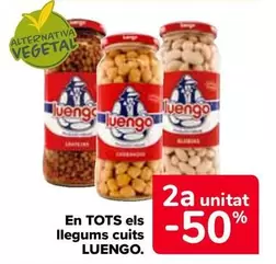 Oferta de Luengo - En Todas Las Legumbres Cocidas en Carrefour