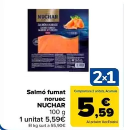 Oferta de Nuchar - Salmón Ahumado Noruego  en Carrefour