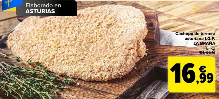 Oferta de Asturiana - Cachopo De Ternera  I.G.P. por 16,99€ en Carrefour