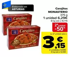 Oferta de Carajitos por 6,29€ en Carrefour